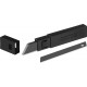 Черные сегментированные лезвия EXCEL BLACK 18 мм, 10 шт, в пластиковом кейсе + блистер, особо острые OLFA OL-LBB-10B
