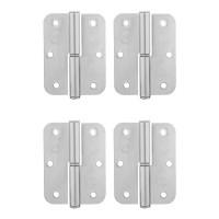 Петля накладная ПН1-85 левая, цинк, 4 шт, (Металлист) (91551)