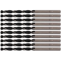 Сверла по металлу HSS черненые 4,0x75 мм (10 шт.) (33540)