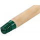 Черенок для метел деревянный с пластиковой резьбой 1200 мм (68019)