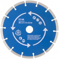 Диск отрезной алмазный сегментный (сухая и влажная резка) 180 х 2,2 х 7 х 22,2 мм (37214М)