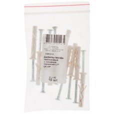 Дюбель-гвоздь нейлоновый с потайной манжетой LYT 6 х 40 UK KP, 10 шт. Фасовка (24632-0)