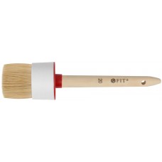 Кисть круглая, натуральная светлая щетина №20 (65 мм) (01311)