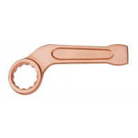 Ключ гаечный накидной ударный изогнутый 50 искробезопасный сплав BeCu 164-50, HORTZ