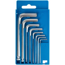 Ключи шестигранные HEX с шаром в коробочке 8 шт.( 1,5-8 мм )