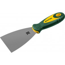 Шпатель 75 мм, х-образное профилированное полотно, двухкомпонентная ручка, нержавеющий KRAFTOOL 10035-075