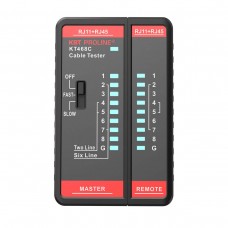 LAN-тестер кабельный KT 468С серия PROLINE (КВТ) (88552)