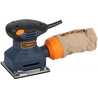 Шлифмашина вибрационная 230 Вт; 13500 об/мин; 115х100 мм; алюминиевая подошва; пылезащитный выкл.; зажим; резиновые вставки; 1,2 кг MAX-PRO 85235