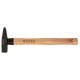 Молоток слесарный, 200 г, кованый квадратный боек, буковая рукоятка Denzel (10426)