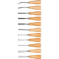 Набор фигурных стамесок-резцов по дереву Мини, 11 предм. DEXX 1834-H11