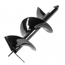 Шнек для грунта E-300, диаметр 300 мм, длина 800 мм,соединение 20 мм, несъемный нож Denzel (56026)