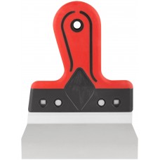 Шпатель фасадный Профи, нержавеющая сталь, прорезиненная ручка 150 мм (06421)