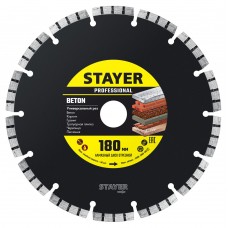 Диск алмазный сегментный BETON 180 мм (22.2 х 7 х 2.6 мм) STAYER 3660-180_z02