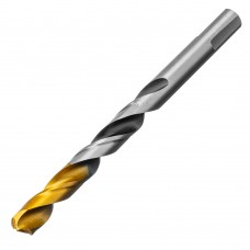 Сверло спиральное по металлу 10 x 133мм, Р6М5, Golden Tip, многогранная заточка Denzel (718285)