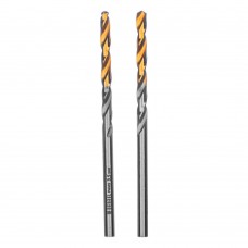 Сверло спиральное по металлу 3,5 x 70 мм, Р6М5, Golden Tip , 2шт. Denzel (718227)