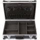 Ящик для инструмента пластиковый усиленный алюминием 430x310x130 мм, черный