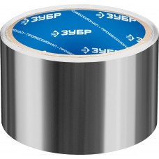 Лента алюминиевая самоклеящаяся 50 мм, 10 м, 60 гр/м2 ЗУБР Профессионал 12262-50-10