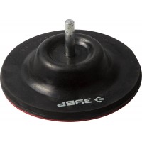 Тарелка опорная резиновая d 125 мм, шпилька d 8 мм, поворотная, на липучке, для дрели ЗУБР 3575