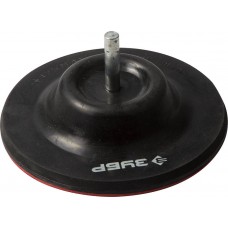 Тарелка опорная резиновая d 125 мм, шпилька d 8 мм, поворотная, на липучке, для дрели ЗУБР 3575