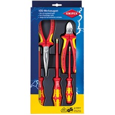 Набор ШГИ VDE в ложементе, 5 пр., KN-2616200, KN-7006160, отвёртки WERA SL3.5/5.5, PH2 (KN-002013)