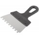 Шпатель фасадный нержавеющий зубчатый 150 мм / зуб 8 мм (06602)