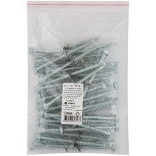 Шурупы кровельные оцинк. некрашеные, со сверлом М6,3 х 100 50шт. Фасовка (23136-0)