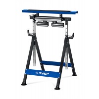 ЗУБР МОСТ-4, 600x680x(830-1290) мм, многофункциональная опорная стойка трансформер 4 в 1, Профессионал (38789)