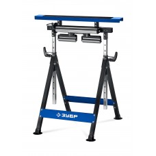 ЗУБР МОСТ-4, 600x680x(830-1290) мм, многофункциональная опорная стойка трансформер 4 в 1, Профессионал (38789)