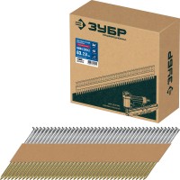 Гвозди реечные рифленые оцинкованные SN34 (D34) 63 x 2.8 мм, 4000 шт ЗУБР 305399-63