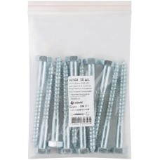 Болт сантехнический 10х100 мм DIN 571, 10 шт 31670-0