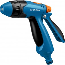 Поливочный пистолет B-R, плавная регулировка напора, курок сзади, двухкомпонентный, PROLine GRINDA 429111