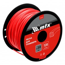 Леска для триммера квадрат 3,0 мм х 120 м, на катушке MTX (96878)