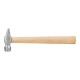 Молоток слесарный, 200 г, круглый боек, деревянная рукоятка (10238)