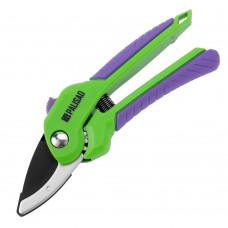 Секатор с наковальней, 210 мм, шестеренный привод, двухкомпонентные рукоятки, Palisad (60531)