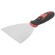 Шпатель, нерж.сталь, прорезиненная ручка 4 (100 мм) (06706)