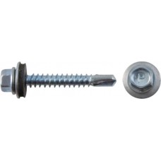 Шурупы кровельные оцинк. некрашеные, со сверлом 6.3х70 100 шт. ПРОМ (23130)