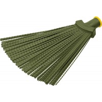 Пластиковая метла плоская веерная 380 х 240 мм полипропилен коническое резьбовое соединение СИБИН 39220_z02