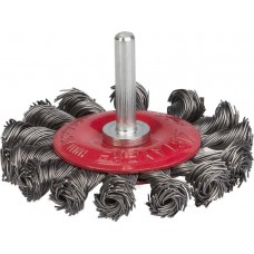 Щетка кистевая для дрели 75 мм, жгутированная стальная проволока 0.5 мм STAYER Professional 35115-075_z01