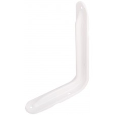 Уголок-кронштейн усиленный белый 160х250 мм (1,0 мм) (65966)