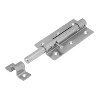 Задвижка дверная ЗД-09, цинк, (Металлист) (91511)