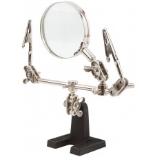 Зажим для пайки с лупой ( Пост монтажный 