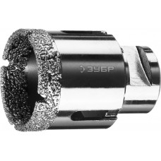 Коронка алмазная вакуумная АВК, d 44 мм, М14, 15 мм кромка ЗУБР Профессионал 29865-44