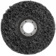 Диск зачистной полимерный, черный, посадочный диаметр 22,2 мм, 115 мм (39608)