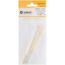 Дюбель-гвоздь нейлоновый с потайной манжетой LYT 6 х 80 UK KP (фасовка 3 шт.) (24634-3)