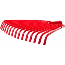 Веерные грабли GQ-15, 15 плоских зубцов размеры 350 х 40 х 310 мм, без черенка, первичный полиэтилен GRINDA 421879