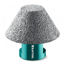 Вакуумная алмазная фреза конусная VS DIAMOND, d 20–48 мм, М14 KRAFTOOL 29812-20-48