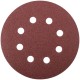 Круги шлифовальные с отверстиями (липучка), алюминий-оксидные, 125 мм, 5 шт. Р 80 (39664)