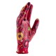 Перчатки садовые из полиэстера с нитрильным обливом, красные, S Palisad (67744)