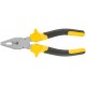 Плоскогубцы комбинированные Старт черно-желтые прорезиненные ручки, хром-никелевое покрытие 180 мм (49955)