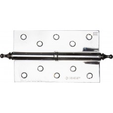 Петля карточная разъёмная левая 125?75?2.5 мм цвет хром CP 2 шт ЗУБР 37605-125-2L